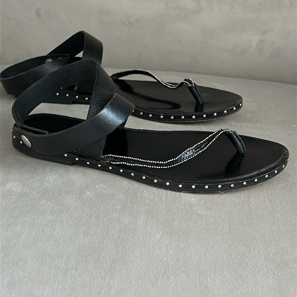 IRO Leather Studded Sandals - Picture 2 of 11